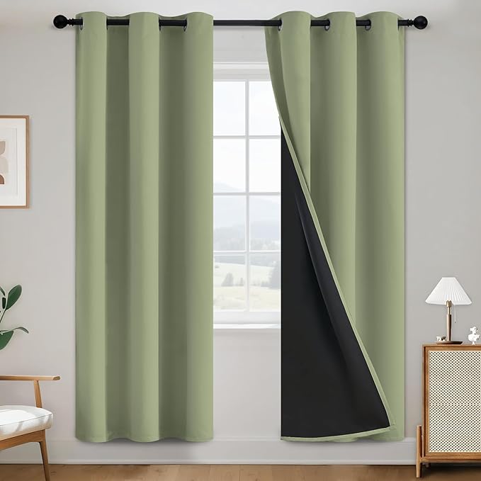 SimpleHome 100% Blackout Curtains