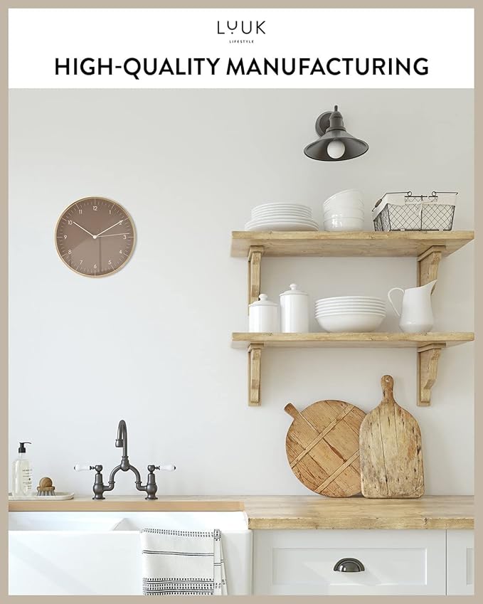 LUUK LIFESTYLE 10” Wall Clock