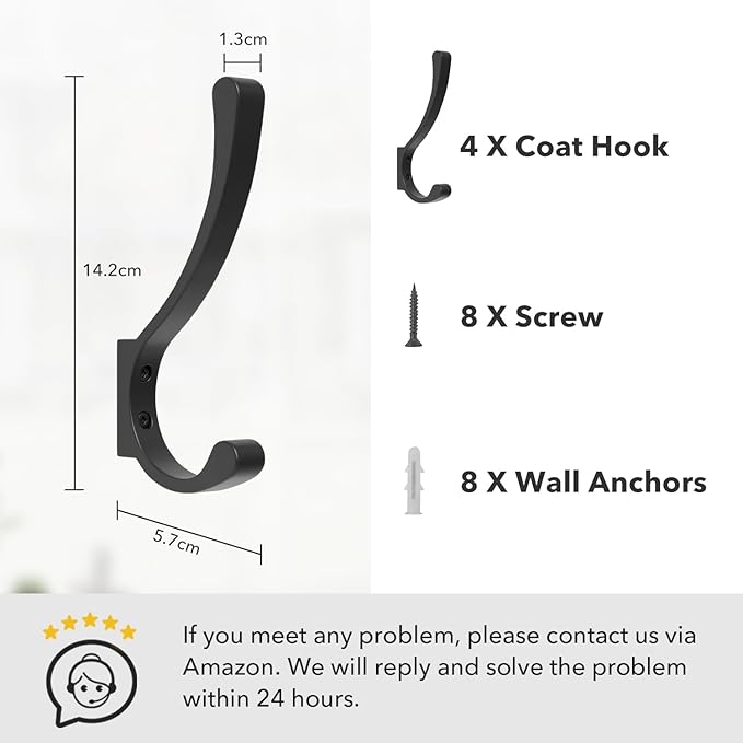 Coat Hanger Hooks Wall Mount