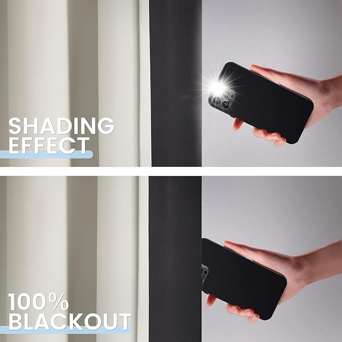 SimpleHome 100% Blackout Curtains
