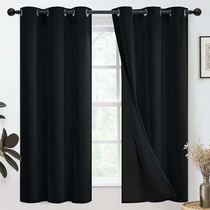 SimpleHome 100% Blackout Curtains