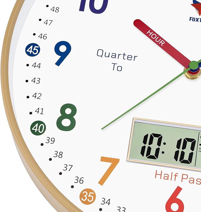 Foxtop Digital and Analog Learning Clock