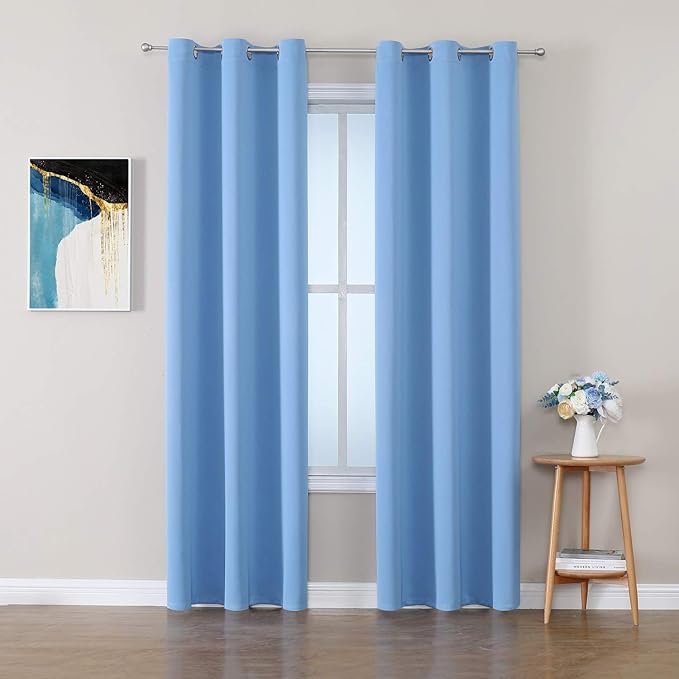 ChrisDowa Grommet Room Darkening Curtains
