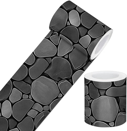 IVN Wallpaper Border Peel and Stick Decorative Wall Trim Self Adhesive Black
