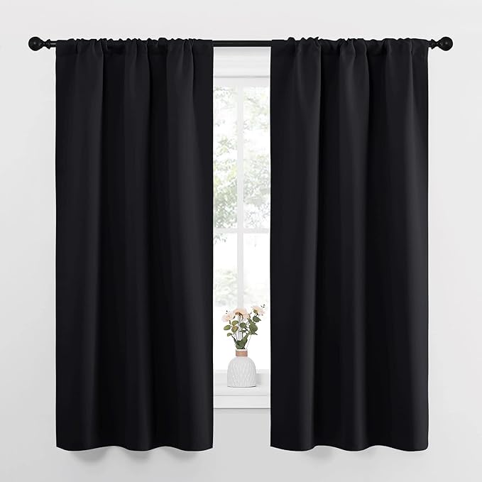 NICETOWN Black Out Curtain Panels