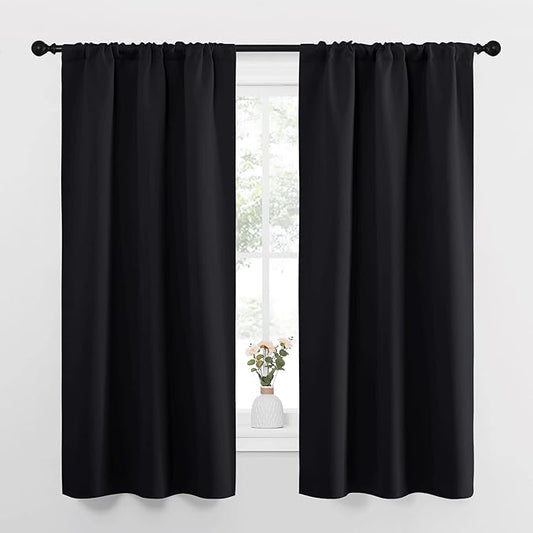 NICETOWN Black Out Curtain Panels