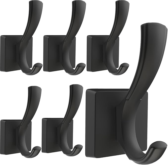 TOFIIGREM Black Towel Hooks Coat Hooks
