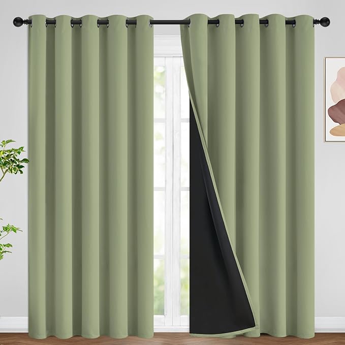 SimpleHome 100% Blackout Curtains