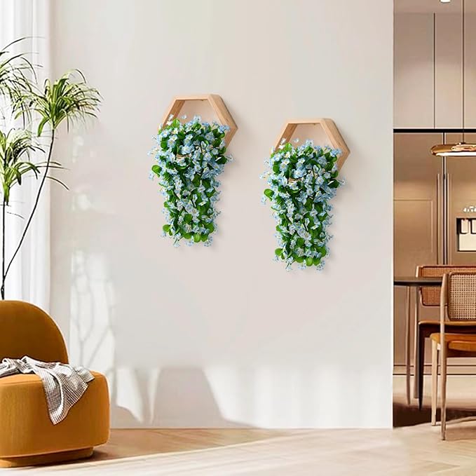 ZFProcess Artificial Fake Hanging Flowers Plants