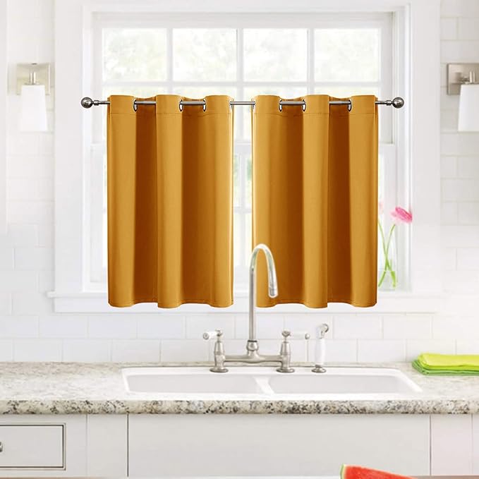 ChrisDowa Small Window Curtains