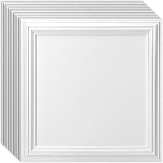 Art3d 36-Pack Drop Relief Ceiling Tiles