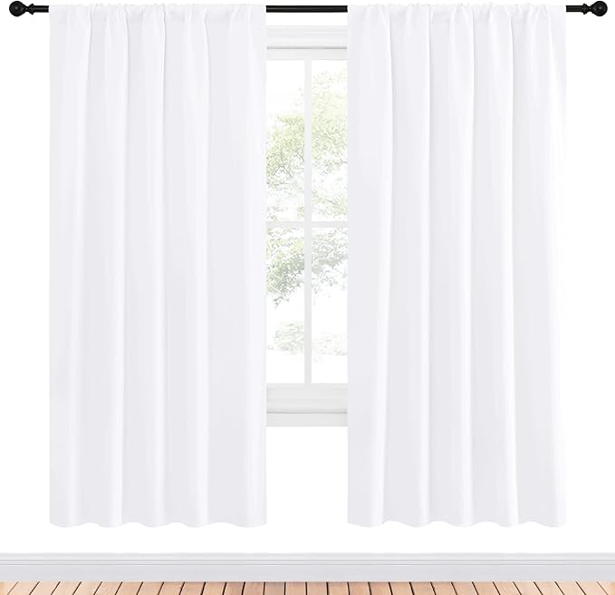 NICETOWN 50% Light Blocking Kitchen Curtains
