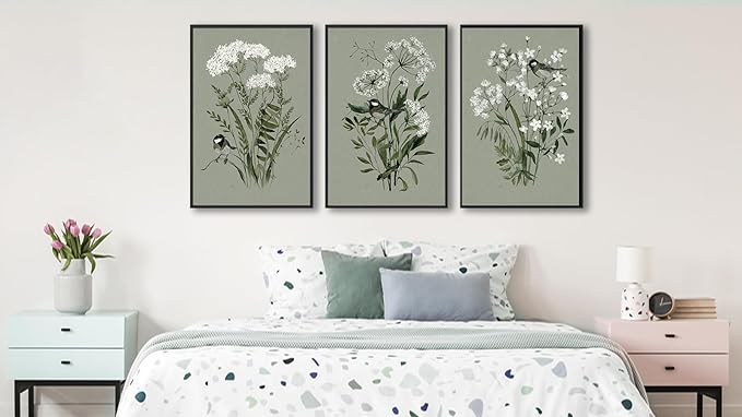 Vibrant Flowers Canvas Wall Art