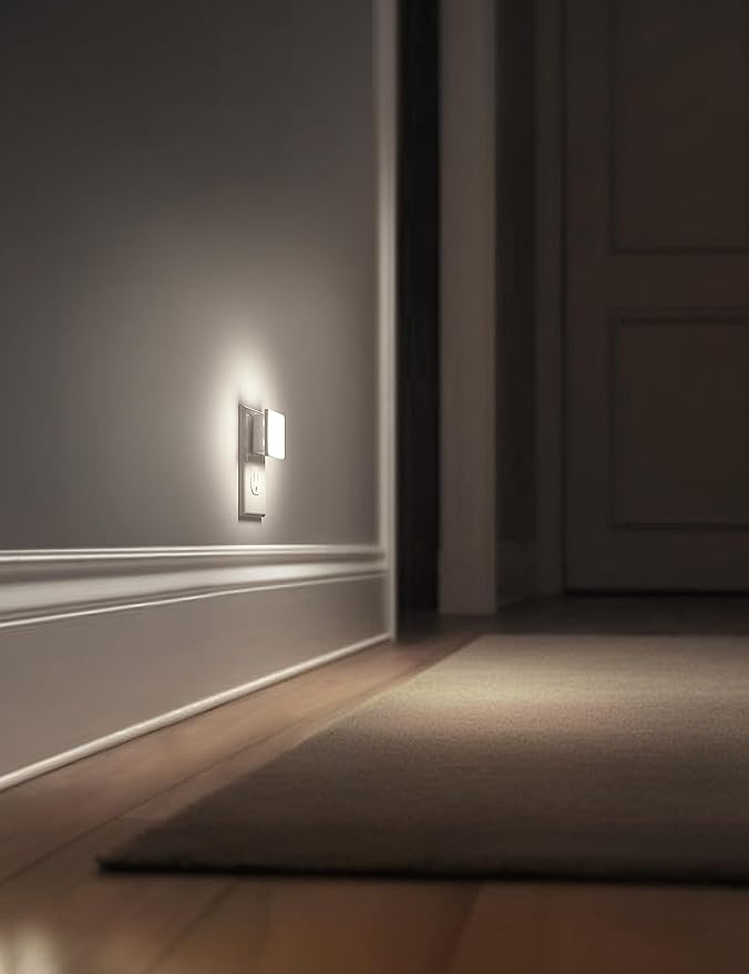 L LOHAS LED Night Lights Plug into Wall 2-Pack, 0.3W Plug in Night Light