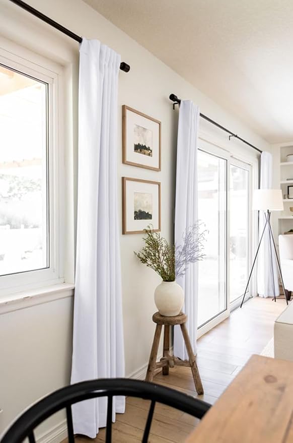 100% Blackout Shield Linen Blackout Curtains