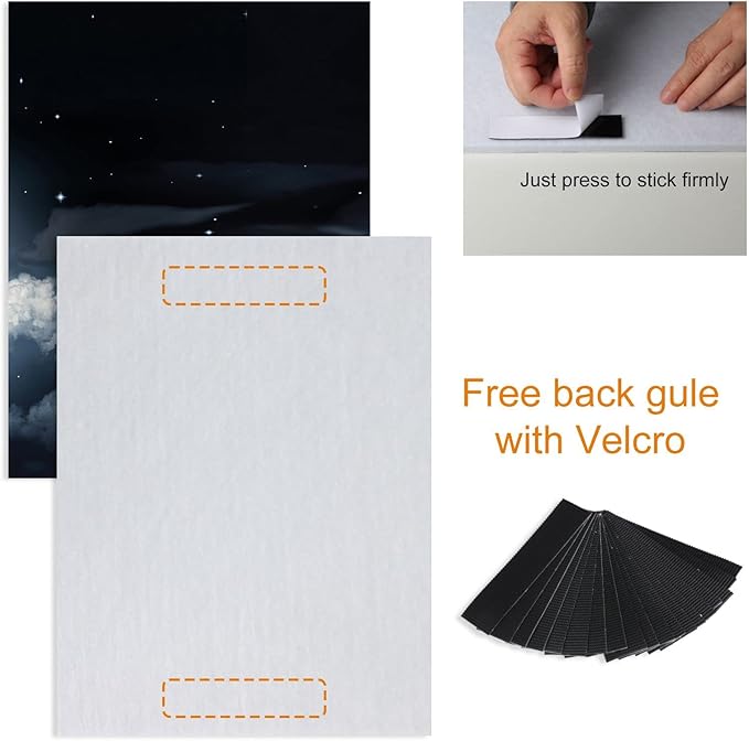 YPY Acoustic Panels, Soundproof Wall Panels: Sound Absorbing Wall Art, 8 Pack