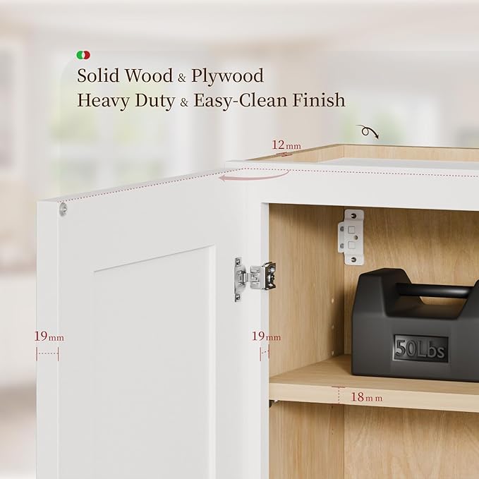 Kisart Laundry Room Cabinets Wall Mounted