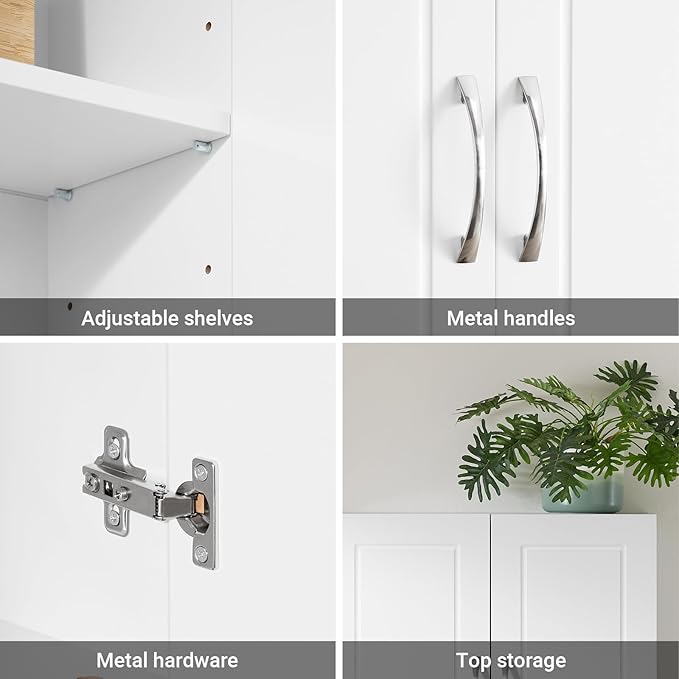 SoBuy Wall Cabinet Over the Toilet, Medicine Cabinet