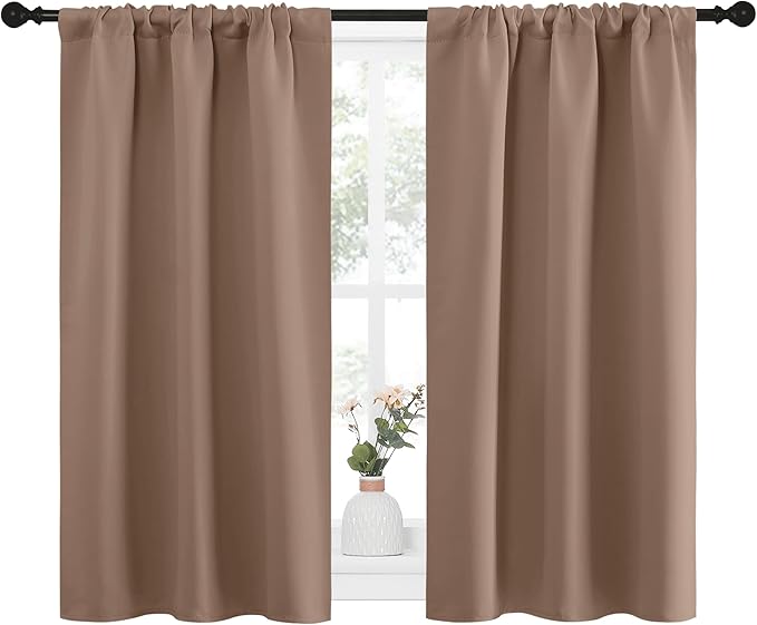 NICETOWN RV Blackout Curtains for Camper Windows, Window Treatment Thermal