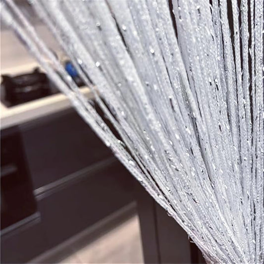ave split Decorative Door String Curtain Wall Panel Fringe Window Panel Drapes