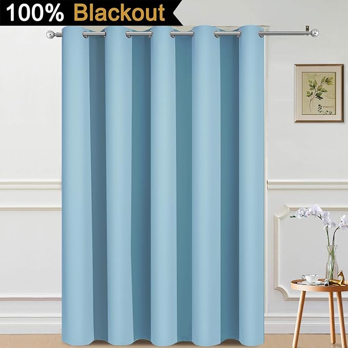 Yakamok 100% Blackout Lined Panels, Thermal Insulated Blackout Curtains