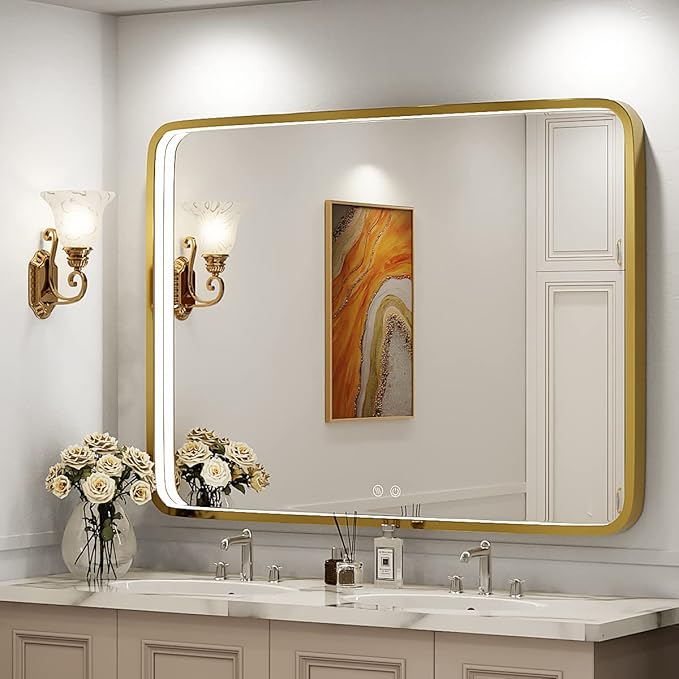 40x30 Inch LED Bathroom Mirror