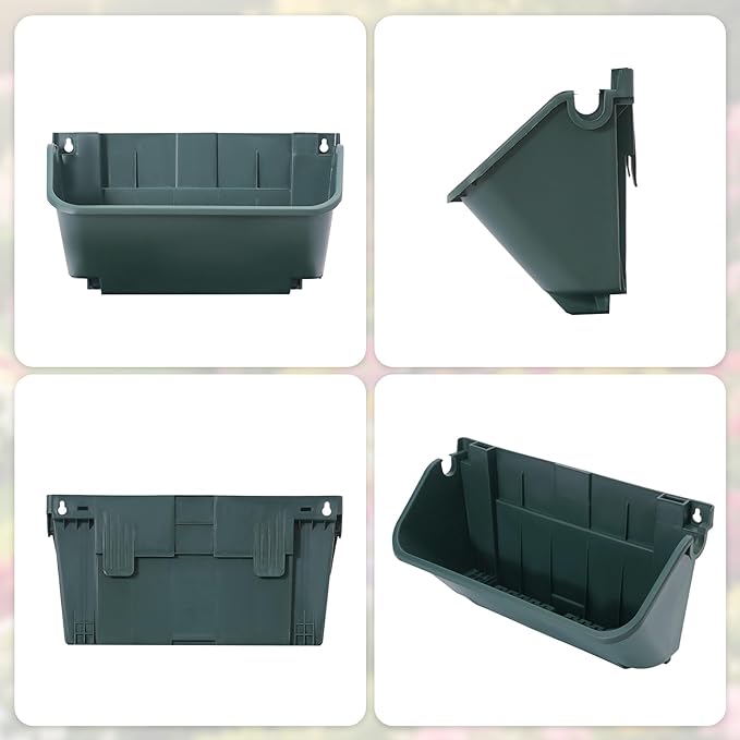 24 Pack Vertical Garden Planter, 13 inch Wall Mounted Planter
