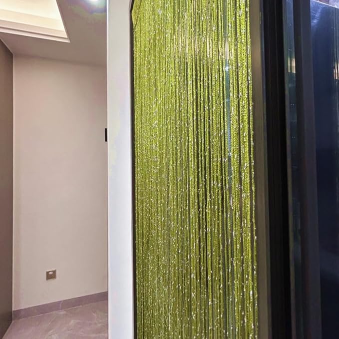 ave split Decorative Door String Curtain Wall Panel Fringe Window Room Divider