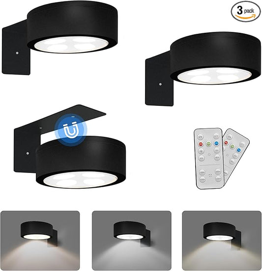 3-Pack Battery Operated Picture Light Magnetic Painting Light