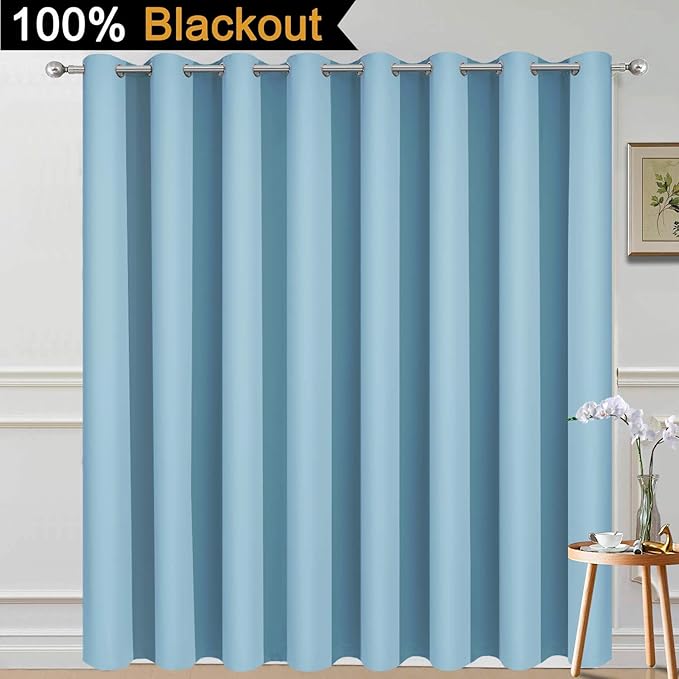 Yakamok Extra Wide Blackout Full Shading Curtains