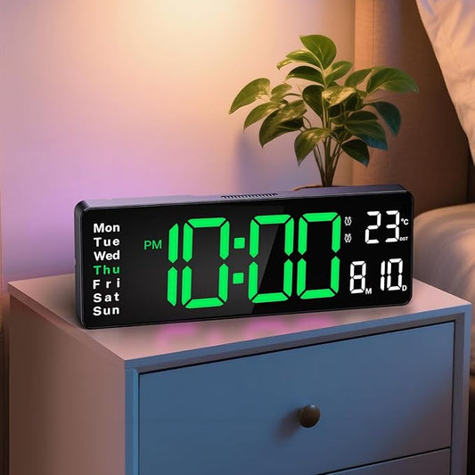 Digital Clock Large Display, Led Big Wall Electric Clocks