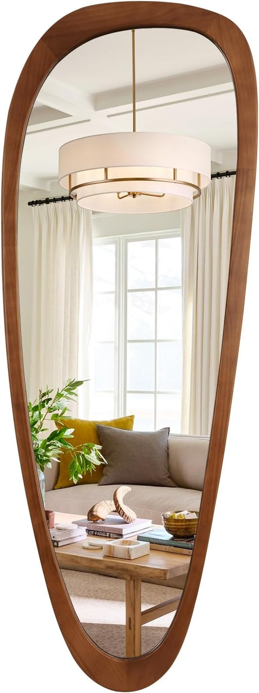 WallBeyond Asymmetrical Mirror, Irregular Mirror Full Length, Boho Wall Mirrors