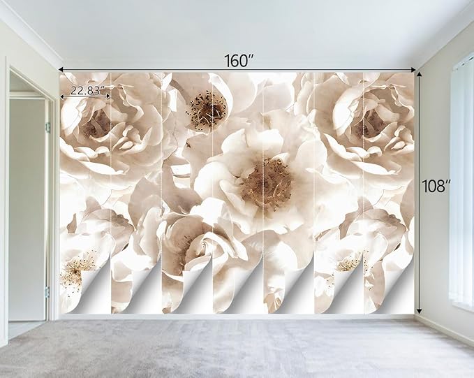 Floral wallpeper for Girls Bedroom Modern Flower Living Room wall Mural