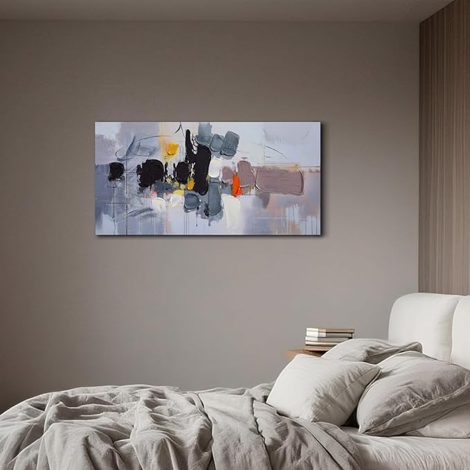 Ardemy Abstract Wall Art for Living Room Canvas Art Wall Decor, Modern Textured
