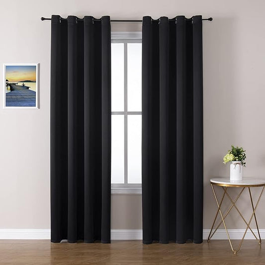 ChrisDowa Grommet Blackout Curtains