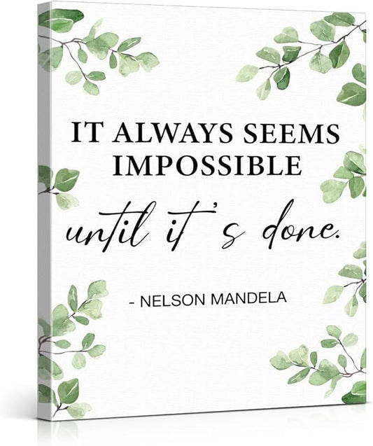 Inspirational Wall Art Motivational Painting Wall Decor