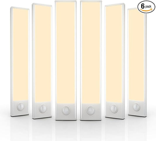 6 Pack Under Cabinet Lights Wireless, 32 LED Motion Sensor Light Indoor