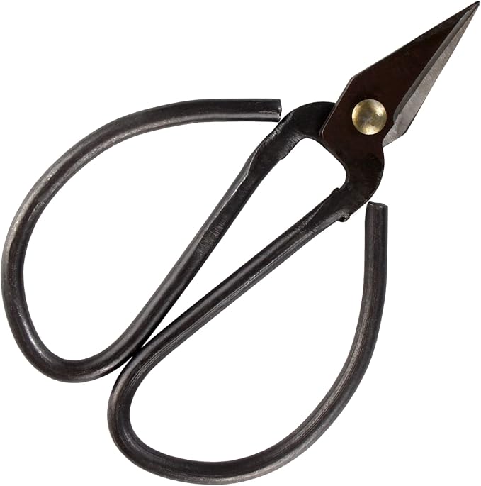 BambooMN 5.1" Heavy Duty Bonsai Forged Sharp Scissors - 3 Pieces