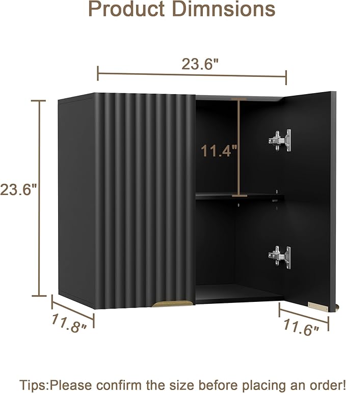 ChooChoo Bathroom Wall Cabinet, Kitchen Storage Cupboard Cabinet