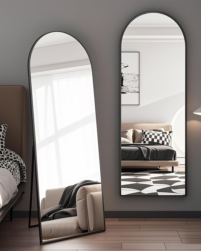 DMWOODFL 58"x18" Arched Full Length Mirror