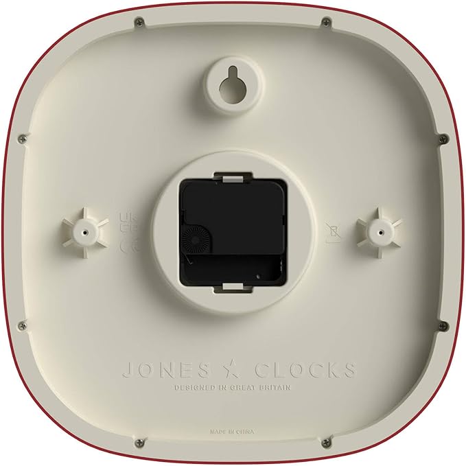 JONES CLOCKS® Marvel wall Clock | Modern Retro Rounded Square Clock | 10 inch |