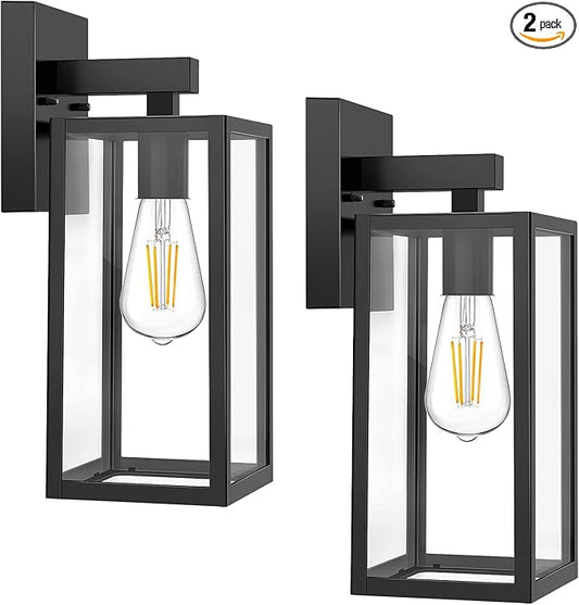 MAXvolador Outdoor Wall Sconce, Exterior Waterproof Wall Lantern Light Fixtures