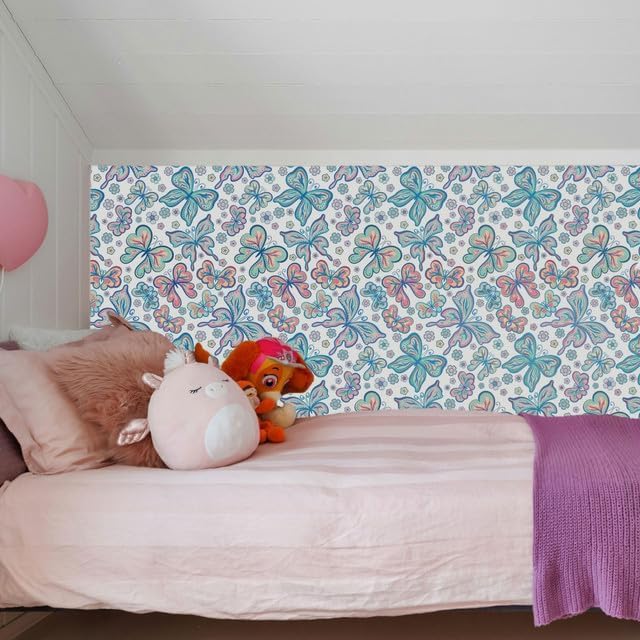 Main Street Peel and Stick Wallpaper Eco-Friendly Sheets 12 Pack, 11 X 16 Inch