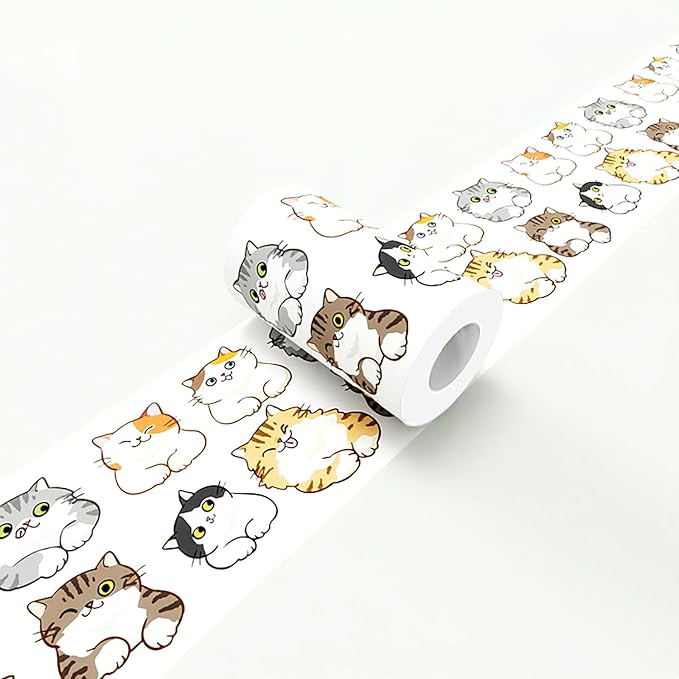 Wallpaper Border Peel and Stick Cute Cartoon Cat