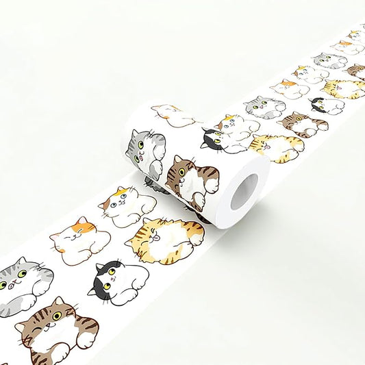 Wallpaper Border Peel and Stick Cute Cartoon Cat