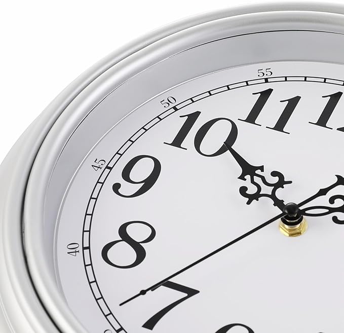 Plumeet Small Retro Wall Clock