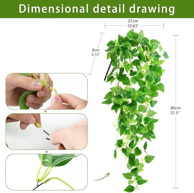 ZFProcess Artificial Hanging Plants