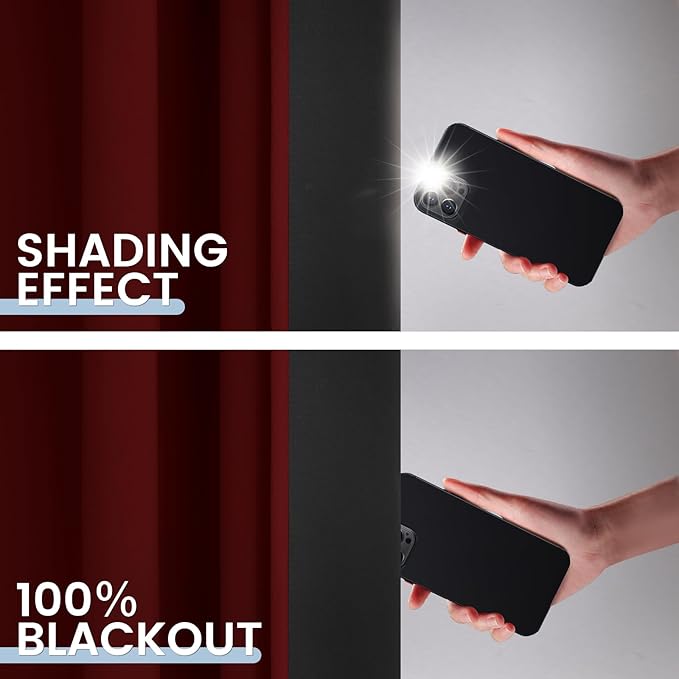 SimpleHome 100% Blackout Curtains