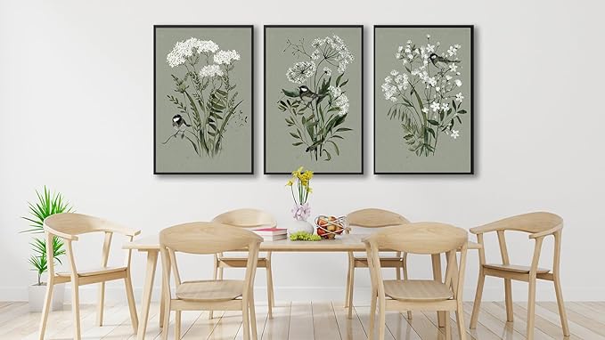 Vibrant Flowers Canvas Wall Art