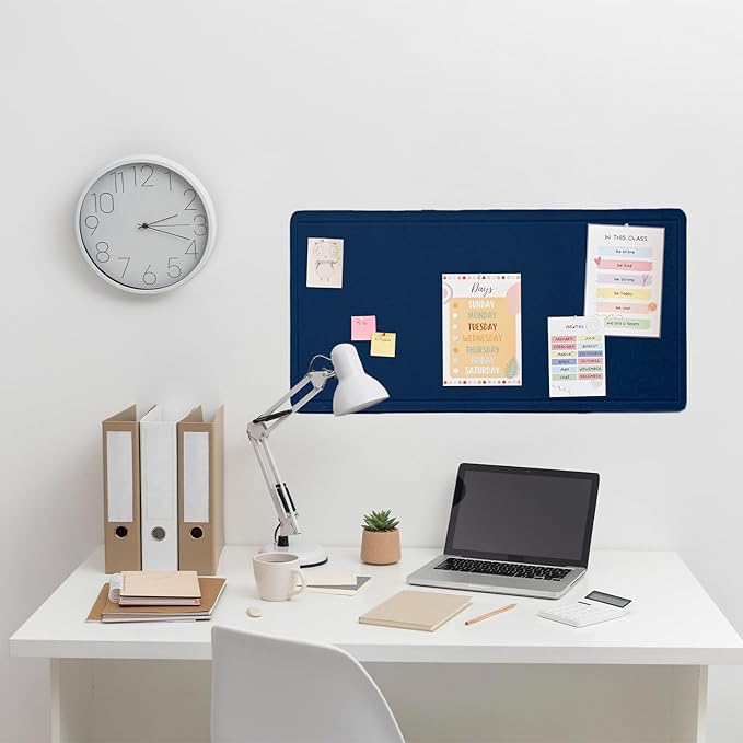 Lightomorrow Bulletin Board, 35 x 17 1/2 inches Felt Board